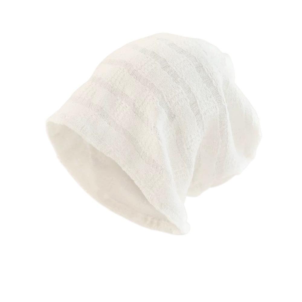 Hollow Beanies Hat Breathable Sunscreen Cap Fashion Knitted Hat Apparel Accessories