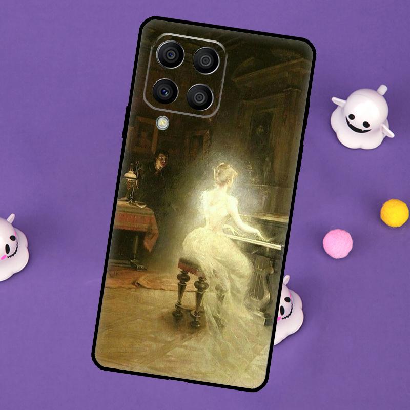 Чехол-обложка с картиной эпохи Возрождения для Samsung Galaxy M11 M51 M31 M33 M13 M23 M53 M15 M55 M14 M34 M54 M20 M32 M52
