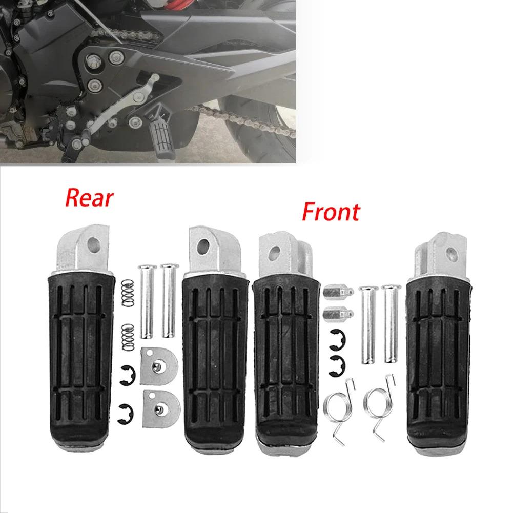 Передние и задние подножки для мотоцикла Yamaha XJ6 FZ6 MT09 MT07 FZ8 FZ1 FZ400 FZ600 XJ600 XJ900 TDM850 T Черный