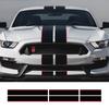 3 шт. Автомобильные наклейки Для Mustang GT500 GT350 GT Графические полосы Комплект Виниловая крышка для тюнинга Автомобильный капот Крыша Багажник Декор Наклейка