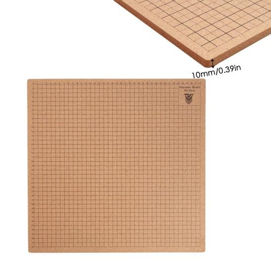 Eco-friendly Measuring Grid Crafting Wide Application Macrame Bracelet Project Wood Board Household Supplies Macrame Board