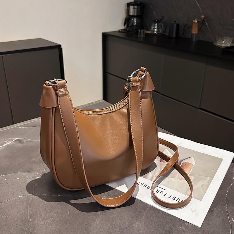 Нишевая ретро-сумка женская новая модная вместительная на плечо для поездок на работу сумка-пельмень универсальная сумка-мессенджер