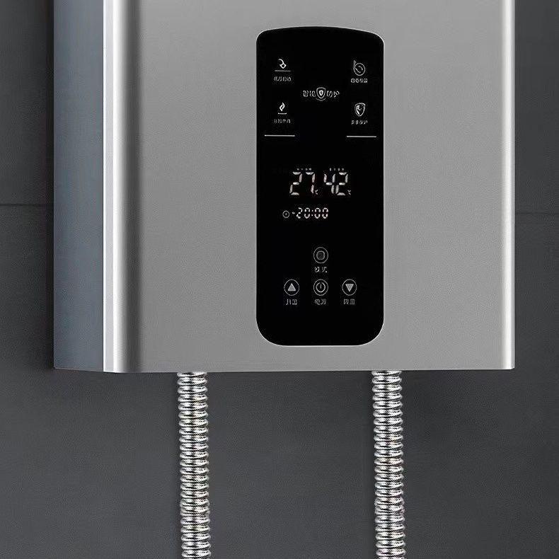 Угловой клапан из нержавеющей стали цвета «оружейный серый» - Запорный клапан для водонагревателя горячей/холодной воды с медным сердечником для туалета.