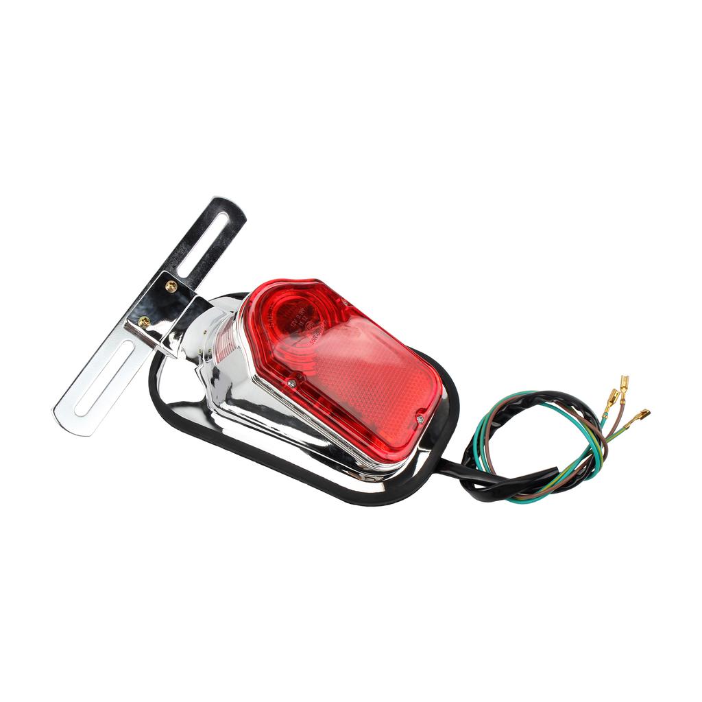 Motorcycle Rear Tail Light License Plate Brake for Harley Honda Bobber Chopper Yamaha Taillights Custom Touring Accessories