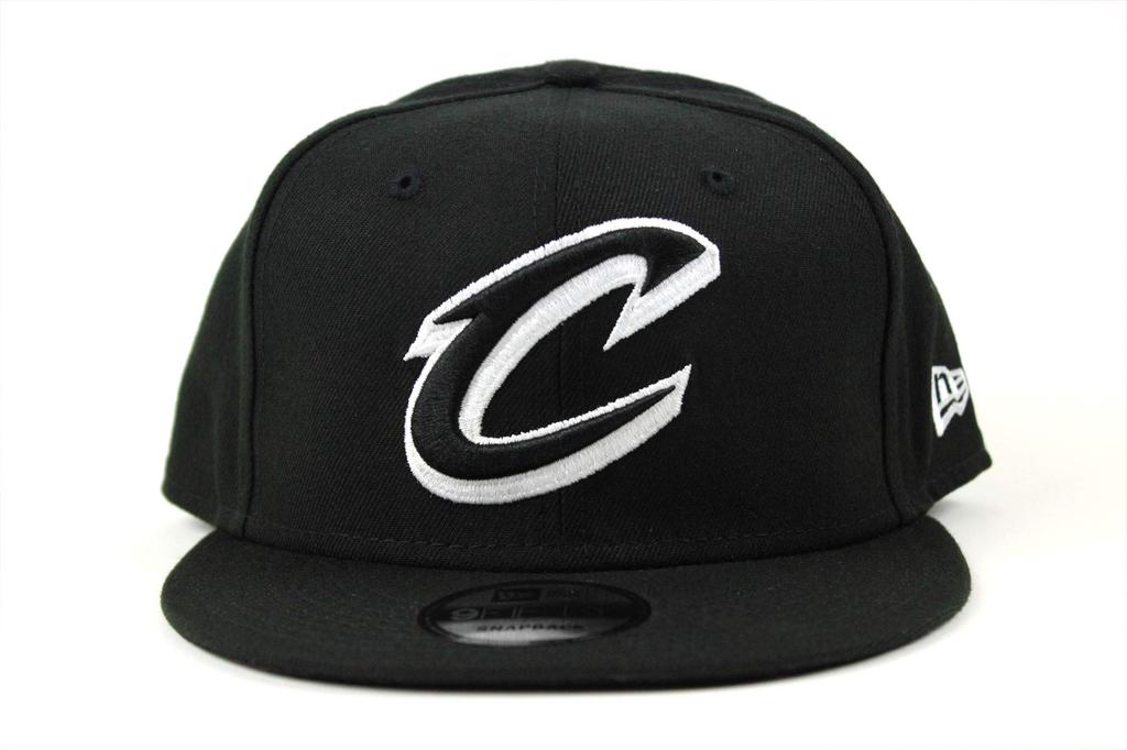 New Era Кепка 9FIFTY Snapback Черная НБА Восточная Кливленд Кавальерс, и Белая, Конференция,