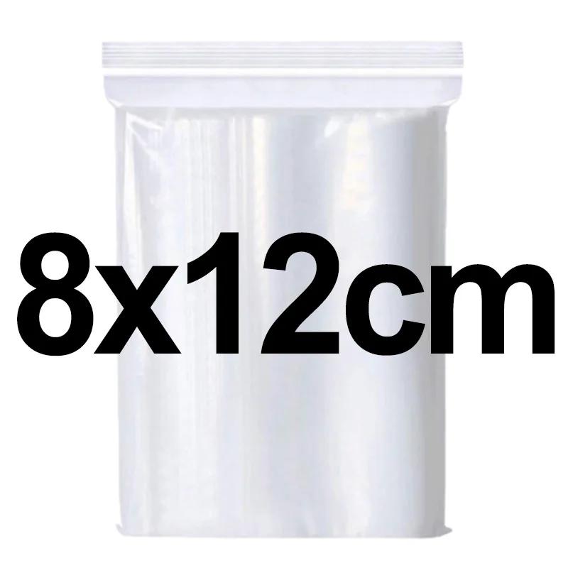 Прозрачные герметичные пакеты с застежкой-молнией, пластиковые вакуумные пакеты для хранения небольших ювелирных изделий, кухонная упаковка для еды, многоразовый герметичный пакет для дома