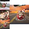 Car Interior Ornament Acrylic Cat Cartoon Style For Christmas Decoration And Holiday Gift