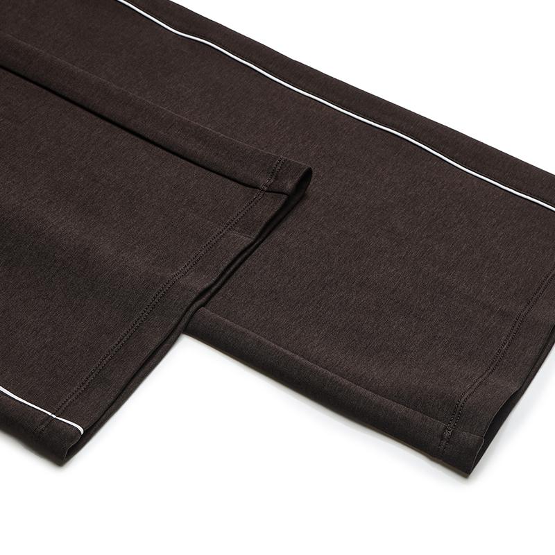 Fila Белые Классические Простые Универсальные Удобные Дышащие Вязаные Прямые Свободные Повседневные Брюки Женские низы Черные F11W543602FDR