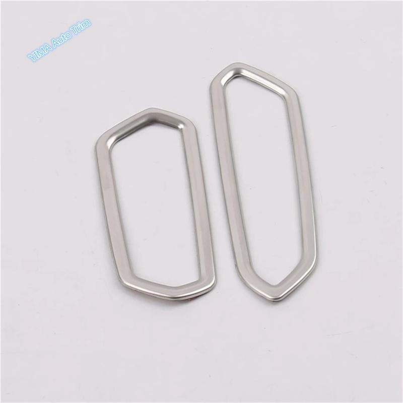 Silver Car Window Lift / Head Light Adjust / Glove Box Handle Panel Cover Trim For VW Volkswagen T-Cross  -  Accessories