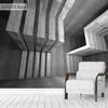 Современные обои в индустриальном стиле 3D расширяющиеся космические серые цементные строительные росписи для спальни, гостиной, украшения, фрески