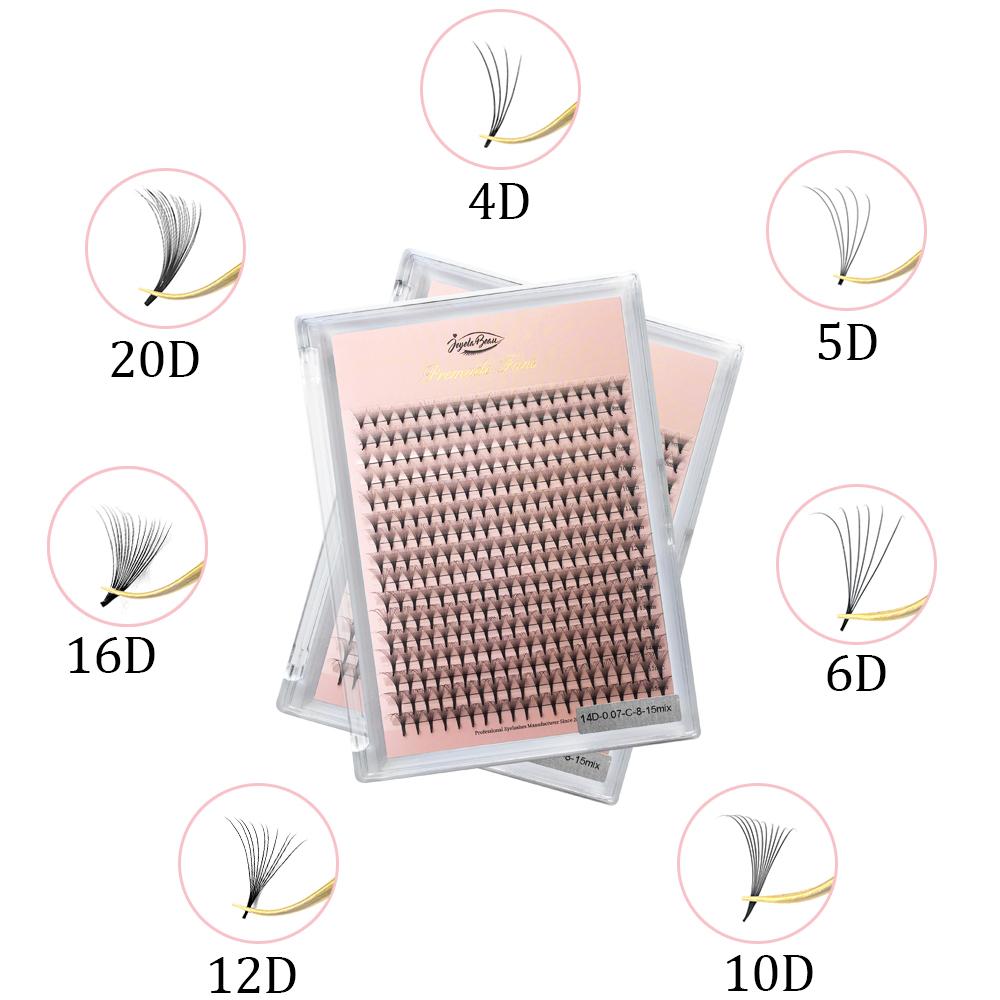 Goddess Point Готовые Веерные Ресницы 5D/6D/10D/12D/16D/20D/24D MIX Индивидуальные Ресницы Russian Volume Веерные Ресницы Наращивание Ресниц Искусственный Мех