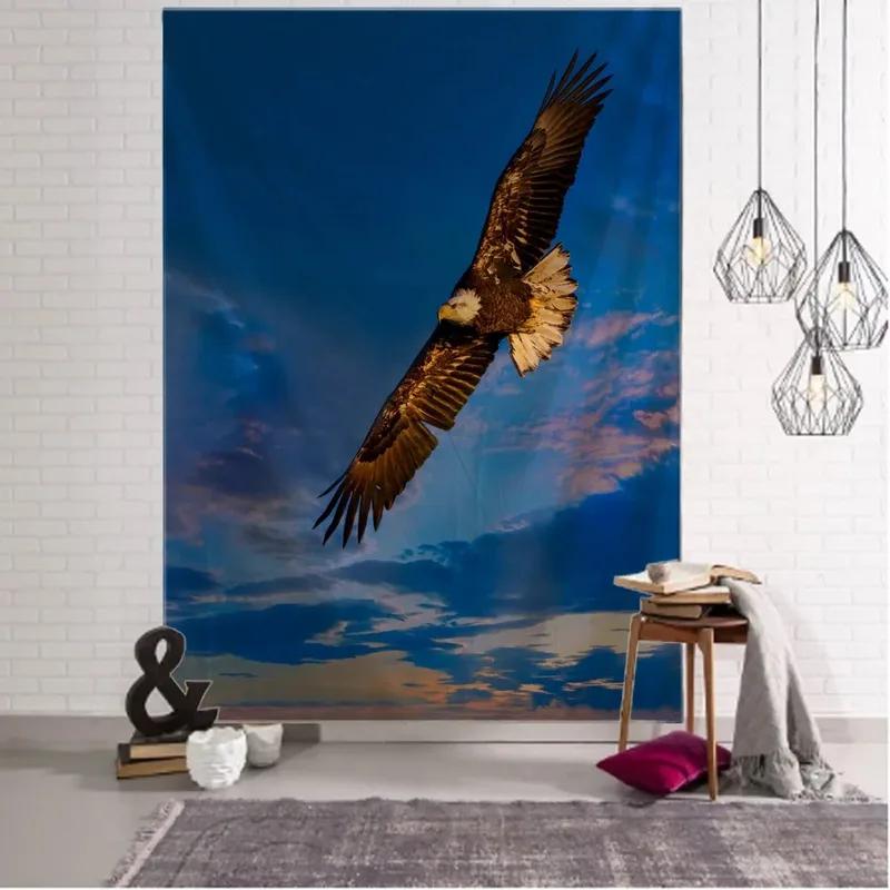 Гобелен «Небесный орел» для украшения офиса, гостиной, настенный гобелен для дома