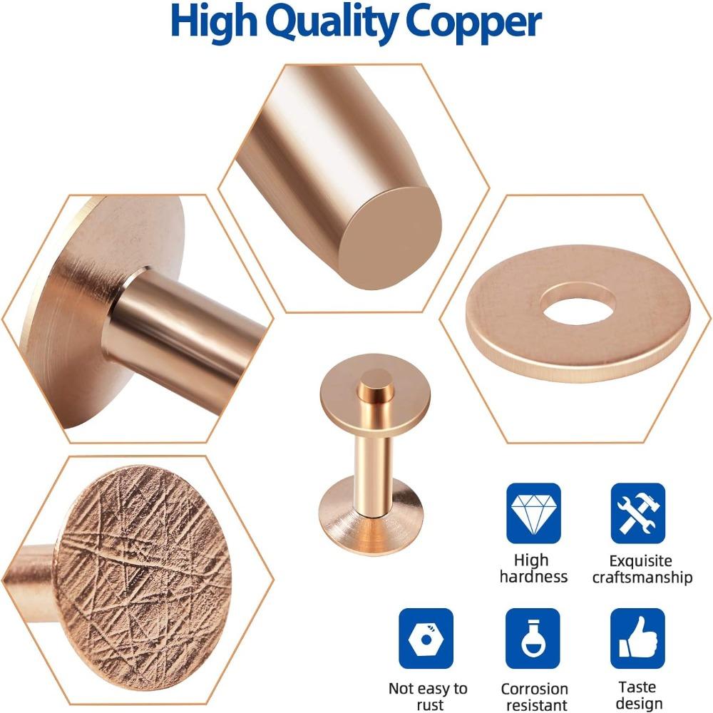 9/16 дюймовые медные заклепки, размер 12, кожаные заклепки, воротники, заклепки, ремни, заклепки, товары для рукоделия