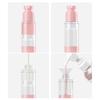 Airless Press Type Refillable Bottles Spray Bottle Lotion Cosmetic Dispenser Travel Portable Hydration Bottle