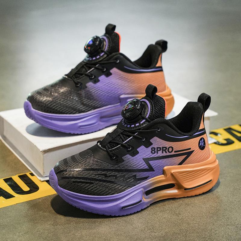 2025 Autumn School New Boys Waterproof Leather Children's Running Shoes Medium and Older Children's Shoes