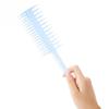 2 Colors Plastic Double-sided Wide Fine Tooth Highlighting Comb Piece Strip Dyed Hair Comb
