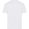 Emporio Armani EA7 Весна/Лето 23 Футболка с принтом букв, круглым вырезом, коротким рукавом, мужская, топ, Белый 3RPT20-PJM9Z-1100