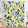 2 шт., 2D плоская печать Шторы Рулонные шторы Лимонная гармония Универсальный полиэстер (без удилища) Уличные украшения Ldeal для
