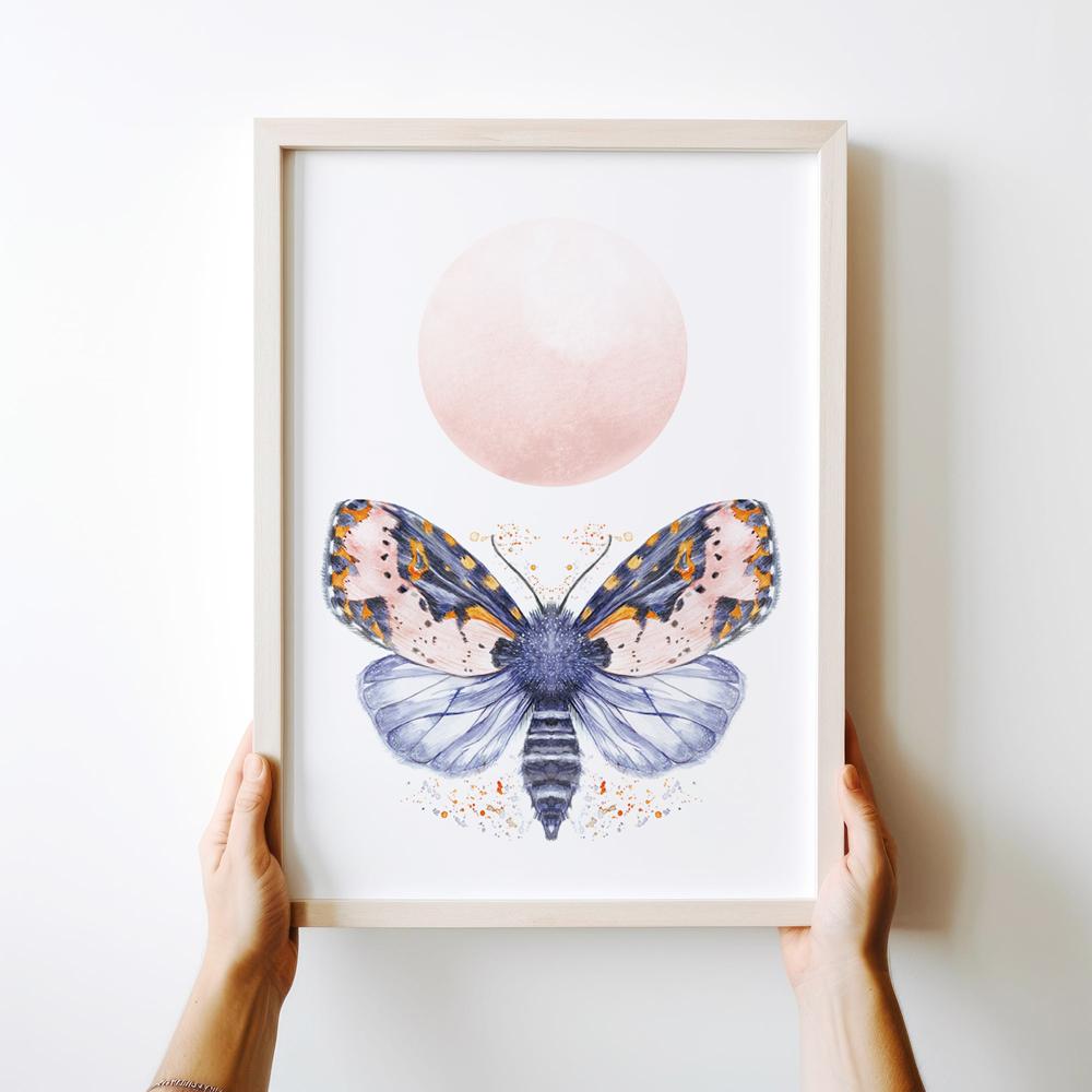 Плакат «Мотылёк-бабочка» для детской комнаты