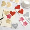 Shape Pentagram Scratch Coating Stickers Self-adhesive Scratch Card Sticker Multifunctional Labels