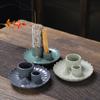Ceramics Tray Bedroom Unique Candlestick Ambience Candle Holder Censer Crafts Decorative Ornaments