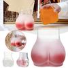 Прозрачная чашка для питья 3D Butt Shape Glass Whisky Juices Cup For Cold Juices