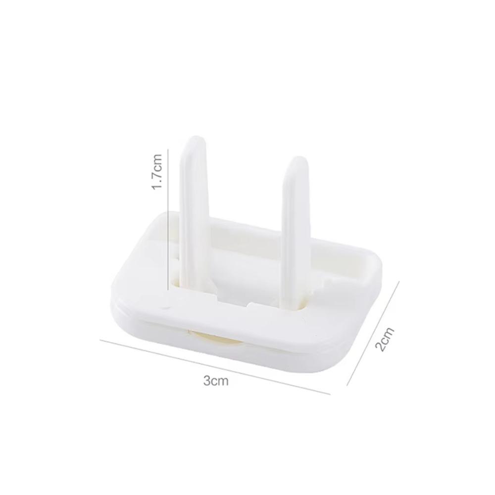 50pcs Solid Color Anti-electric Shock Protection Cover Home Electrical Safety