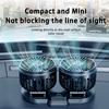 Car Fan Double Car Desktop Use ° Rotation Powerful Car Usb Fan
