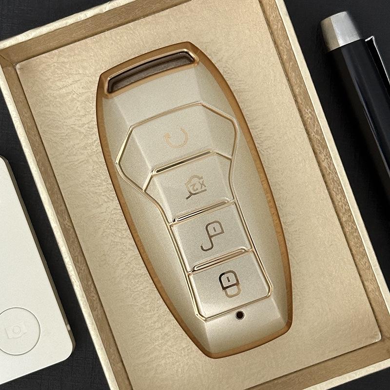 Чехол для ключа автомобиля BYD из ТПУ для моделей Tang DM, Song Pro, Song Max, Dolphin, E2/E3.