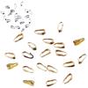 Pinch Clasp Connectors DIY Earrings 300pcs O Shape Components Pendant Melon Seeds Jewelry Finding  Delicate Jewelry