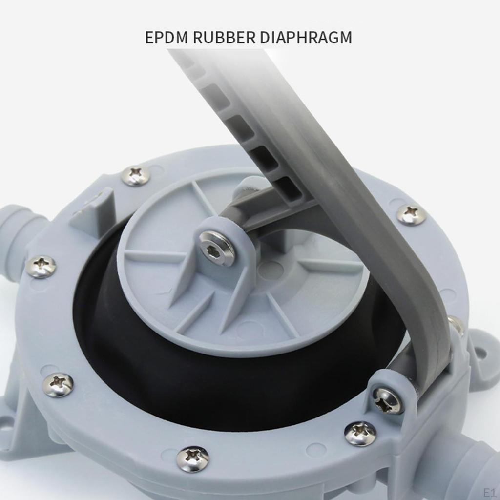 Diaphragm Hand Bilge Pump Manual Lightweight Non Slip Handle Water Transfer Professional