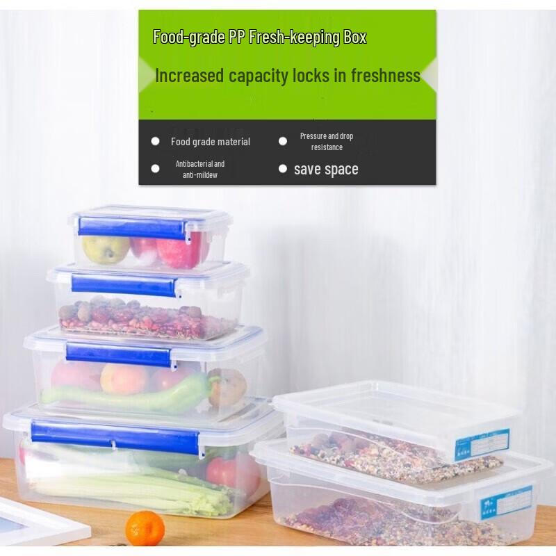 Medium Glass Food Storage Container for Refrigerator and Microwave