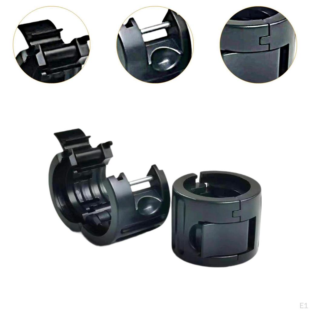 2x зажимы для штанги с весами, простые в использовании, нескользящие, портативные, фиксирующие штангу со спин-локом