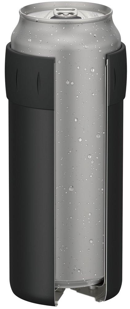 Thermos Insulated Can Holder for 500ml BK Cans, Black, JCB-500