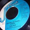 7-дюймовая пластинка ДЖОН ХОЛТ - Having My Baby НЕТ Jammy's Records 1990 Ямайка Регги, Ска и Даб Б/У