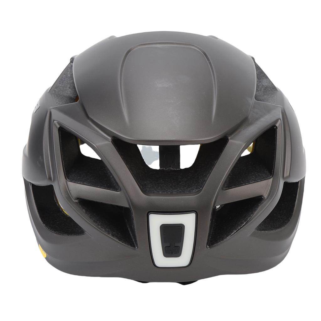 Велосипедный шлем с технологией MIPS, велосипедный шлем со светодиодной подсветкой и очками для горного и шоссейного велосипеда, цвет титан