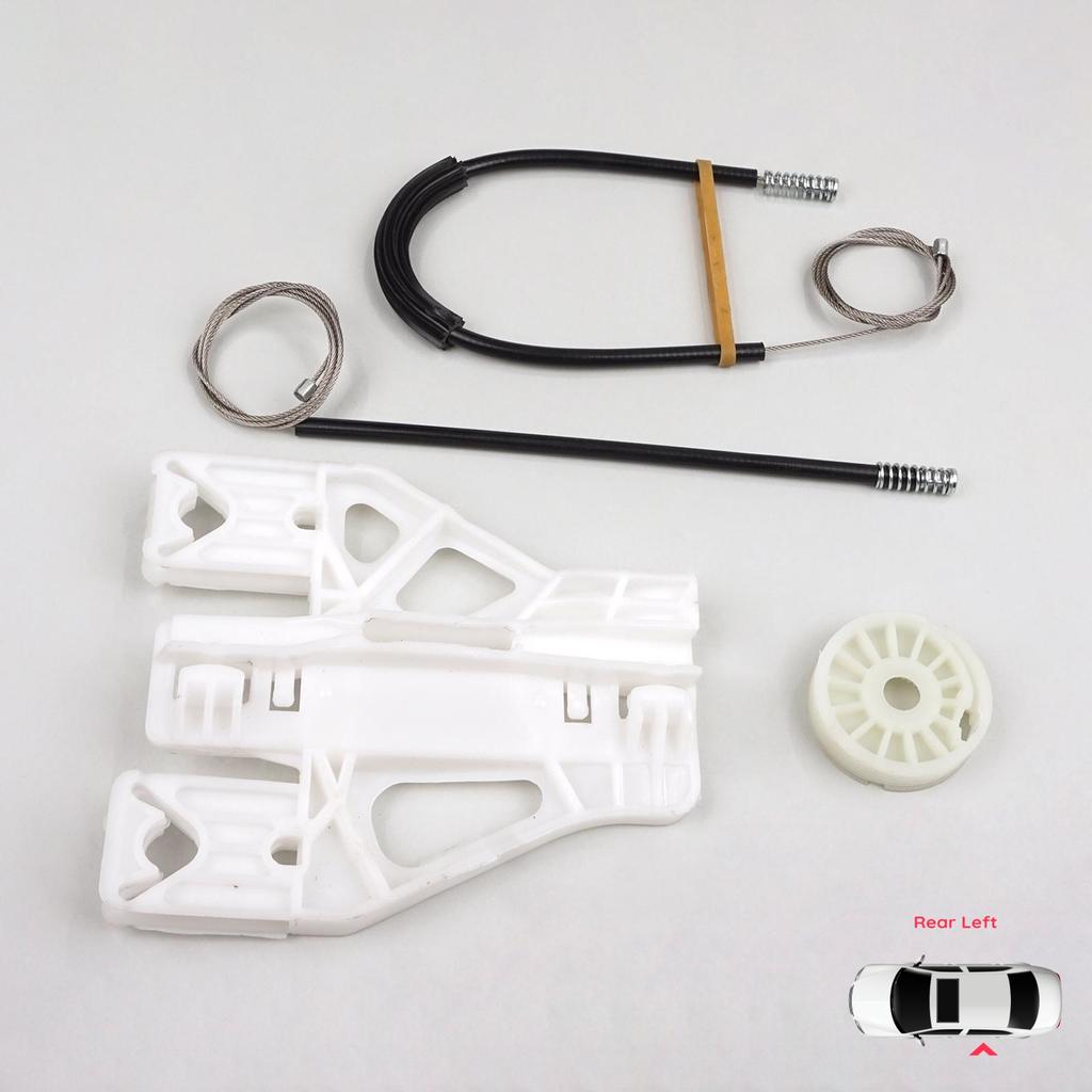 BWR872 Комплект для ремонта электрического стеклоподъемника, задняя левая дверь для A4 S4 B8 8K 8KH 8K5 8K2 2008-2015 4/5 дверей 8K0839461