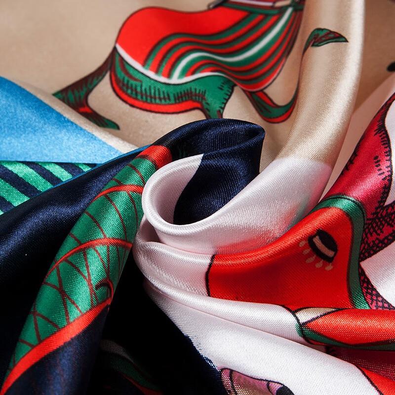 Подарочный набор маски для глаз с цветочным узором Си Ю Тан и атласного шарфа