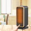 Portable Ceramic Electric Space Heater, Quiet, Square Shape, Tip-over Protection Plug, No Energy Efficiency Rating, for Bedroom, Living Room, Office