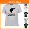 Game Of Thrones Ice Wolf Men Unisex Short Sleeve Casual T Shirt For All Seasons