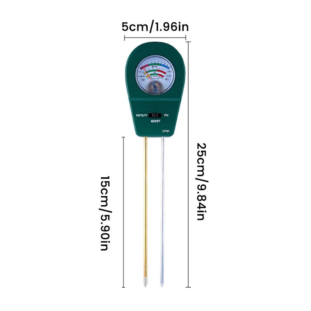Dry Wet Monitoring Plant Moisture Tester No Battery Hygrometer Dial Farm Gardening