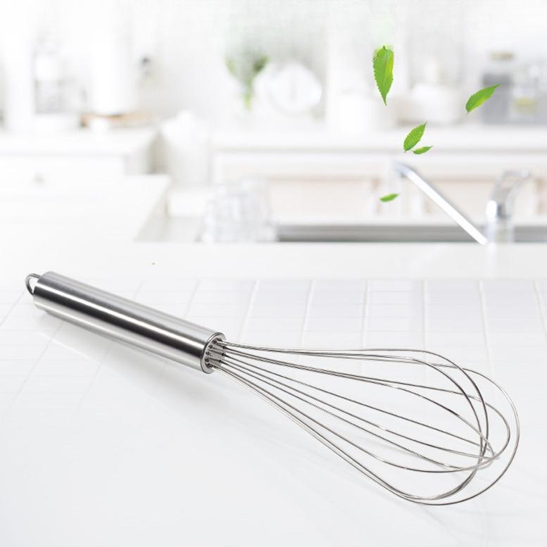Ручной венчик для яиц, венчик из нержавеющей стали, крем, инструменты для выпечки, круглая ручка