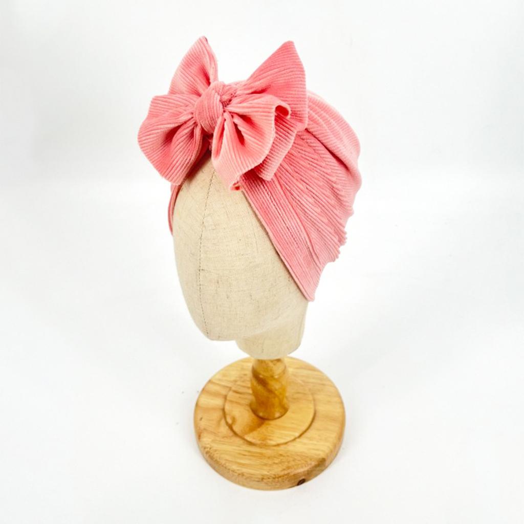 Детские головные уборы для маленьких мальчиков и девочек, однотонная шапка с бантом, аксессуары для головных уборов