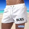 2025 Summer New Men's Quick-Drying Swim Trunks Sports Pants Swimwear Beach Shorts Jogging Shorts Sports Creative Letter Printing