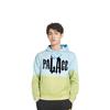 Palace Толстовка с капюшоном La Dye с буквенным узором, унисекс, сине-зеленая P16HD060