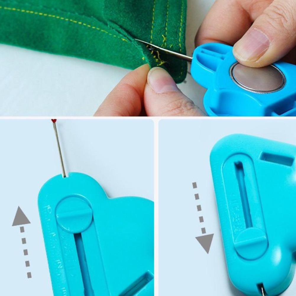 Регулируемая направляющая для шва 2-в-1, встроенный распарыватель швов, нитевдеватель, распарыватель швов, бытовые малые инструменты