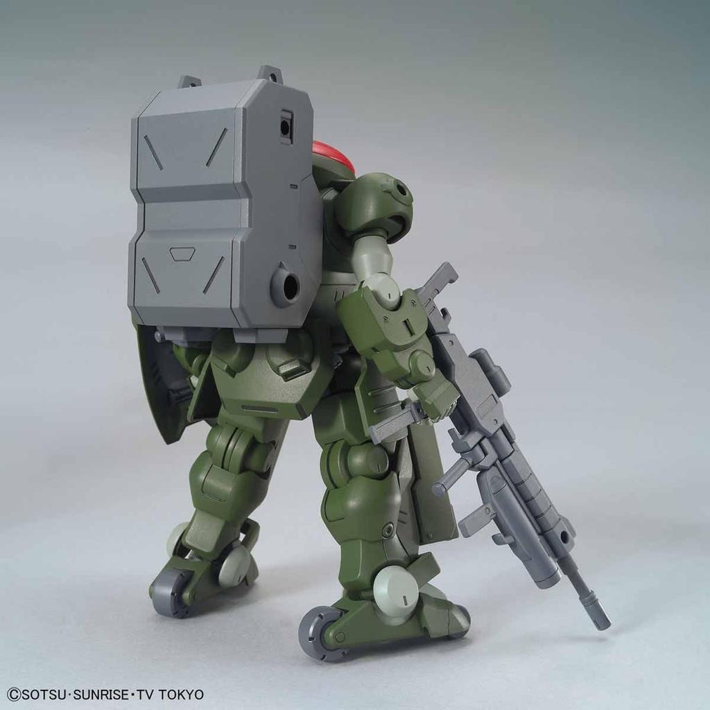 Пластиковая модель HGBD Gundam Build Divers Grimoire Red Beret в масштабе 1/144 с цветовой кодировкой