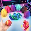 Новая 3D-печать Спиральные яйца Невозможный шаттл Игрушки Сквозная скульптура Мини-воронка Нить Иллюзия Домашний настольный декор Игрушка-непоседа