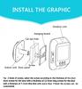 2,8-дюймовый цифровой дверной звонок, 0,3 МП, дверной глазок, камера просмотра, дверной звонок BellAA