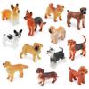 12-piece set of colorful lifelike lizard mini animal and small animal model ornaments